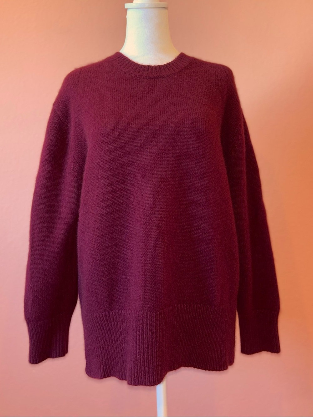 Paul & Joe 100% Cashmere Crewneck Sweater size 4